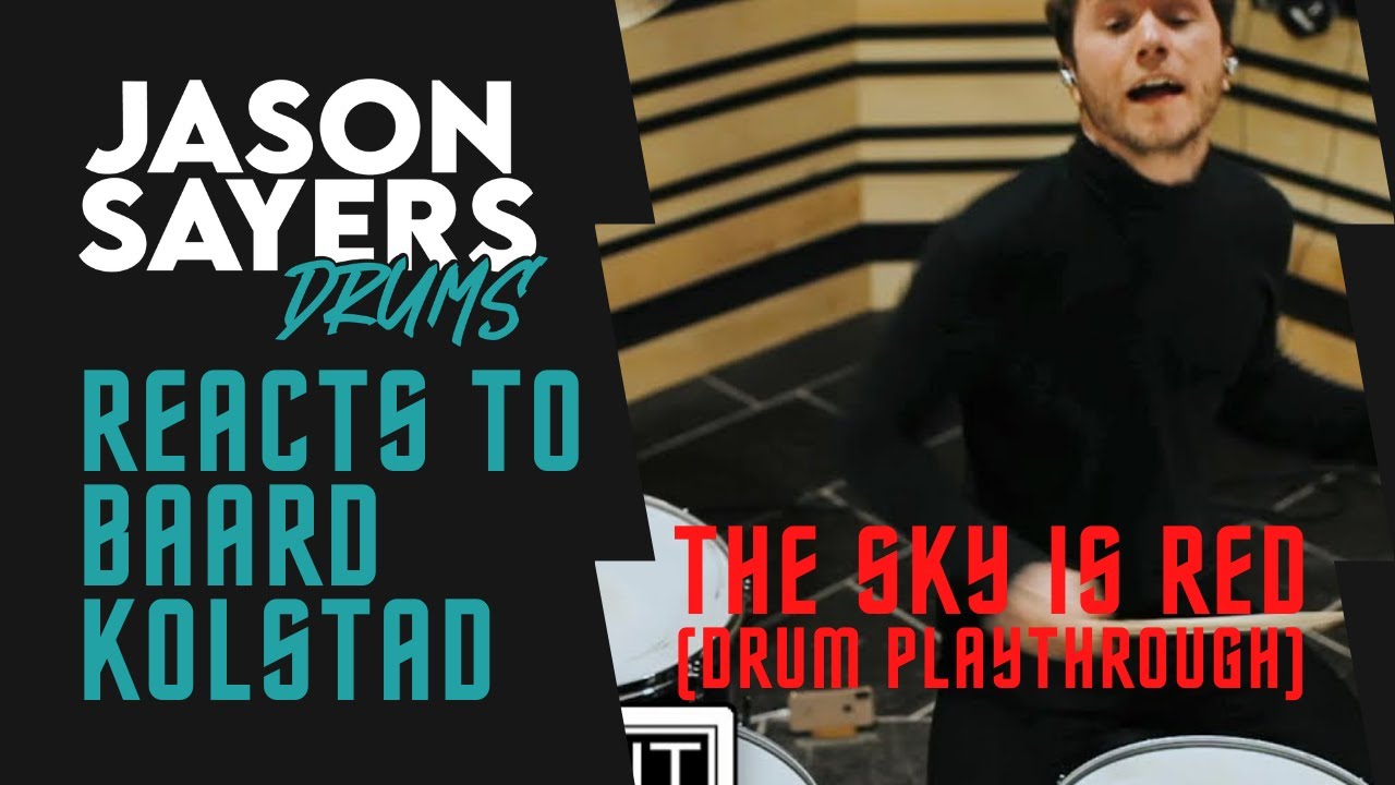 Drummer Reacts to - Baard Kolstad of Leprous - The Sky Is Red Drum Playthrough