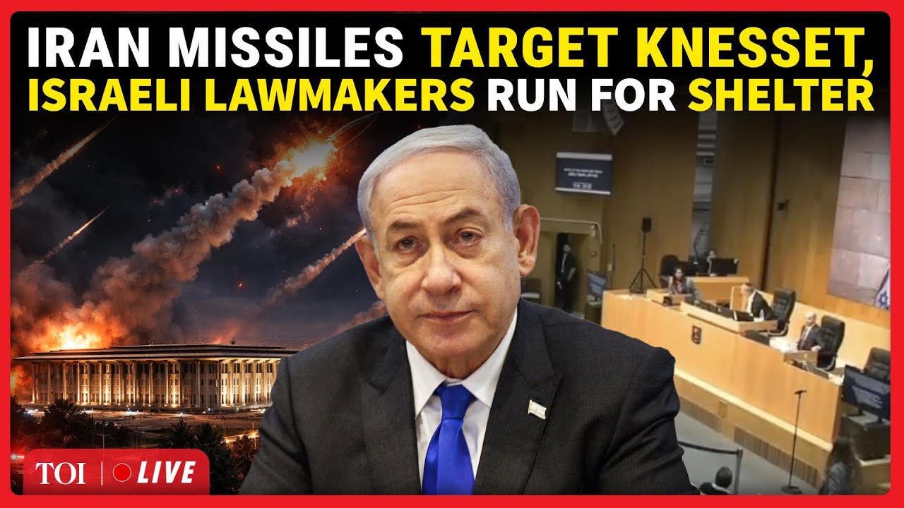 LIVE: War Reaches Israeli Parliament; Iran Missile Alert Rocks Knesset, Triggers Emergency Response