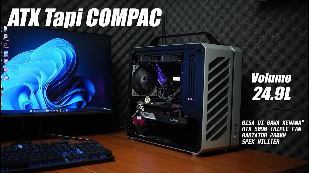 Akhirnya ada Casing Compac untuk Komponen ATX | FT. Mechanic Master C34 PLUS