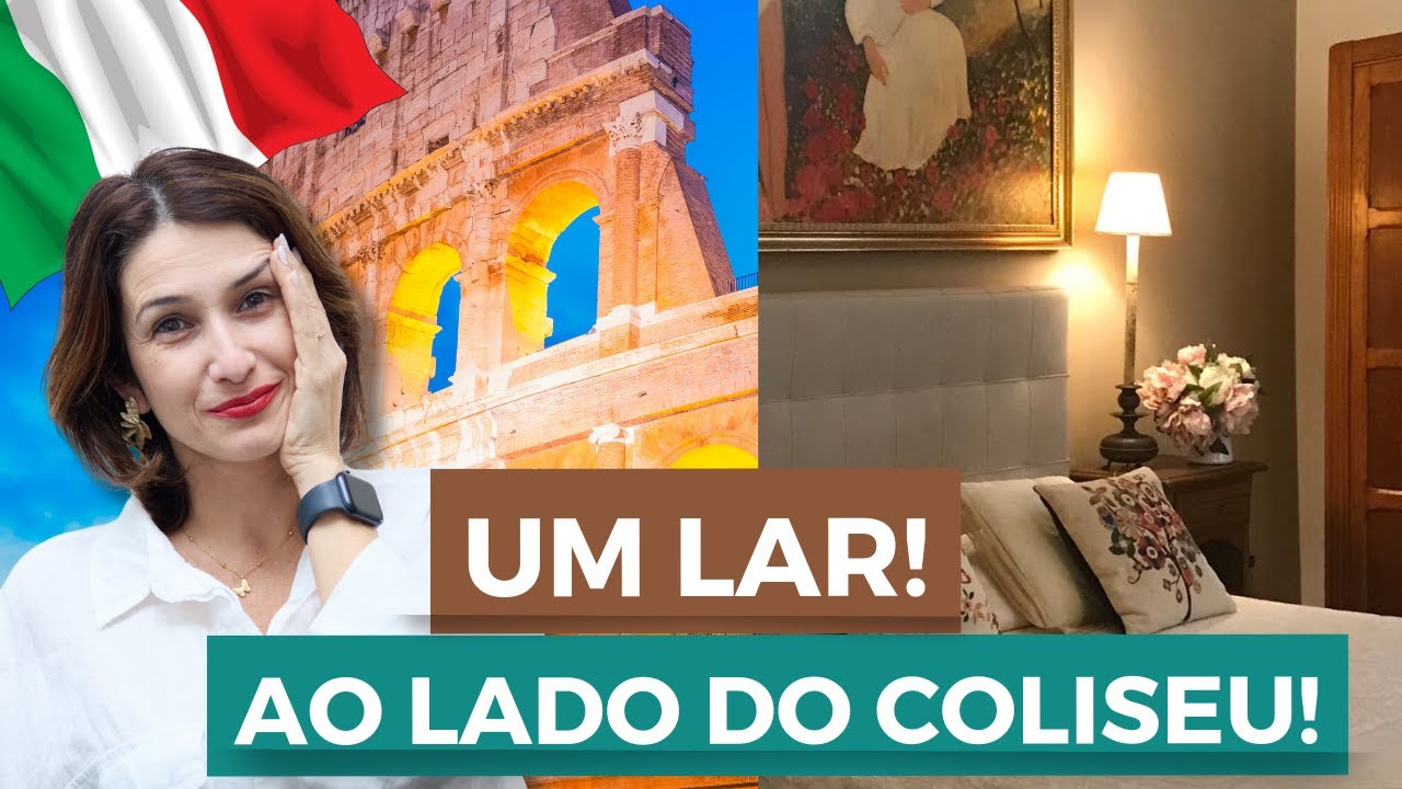 INCRÍVEL! DORMIR DO LADO DO COLISEU? O APARTAMENTO MAIS ACOLHEDOR DE ROMA!