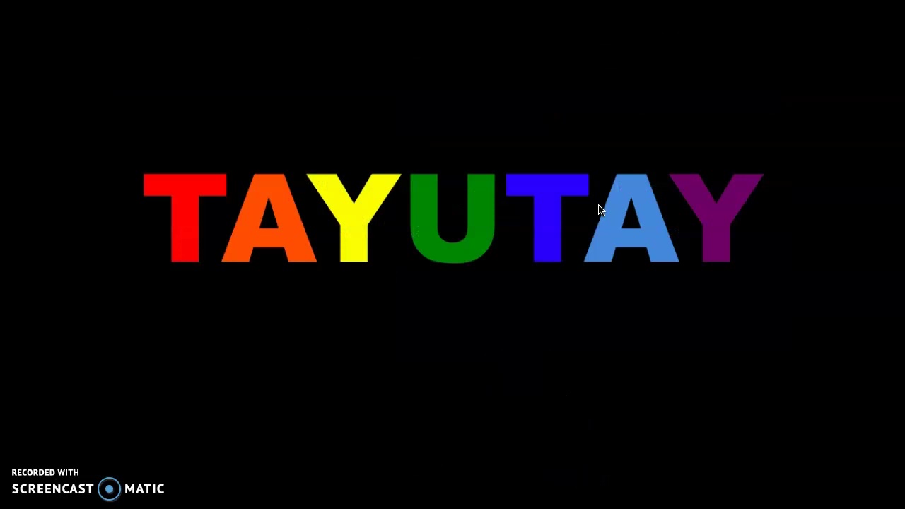 Tayutay (unang bahagi)
