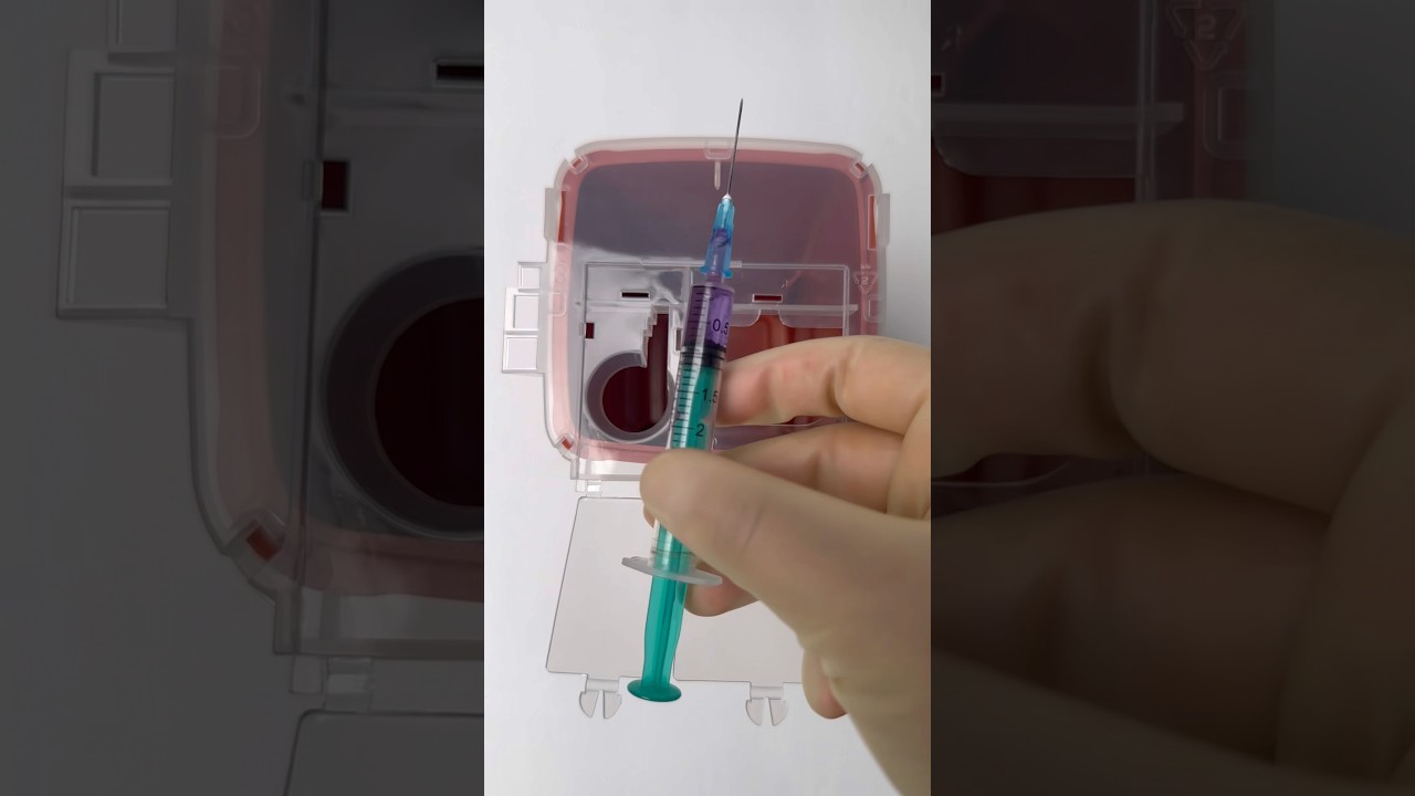 Руководство по использованию контейнера для острых предметов в экстренных случаях ⚠️😷 #полезнозна...