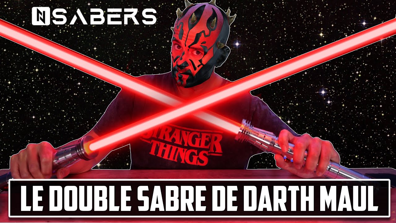 L'INCROYABLE DOUBLE SABRE DE DARTH MAUL ! NSABERS : La Référence En Sabre Laser Star Wars !
