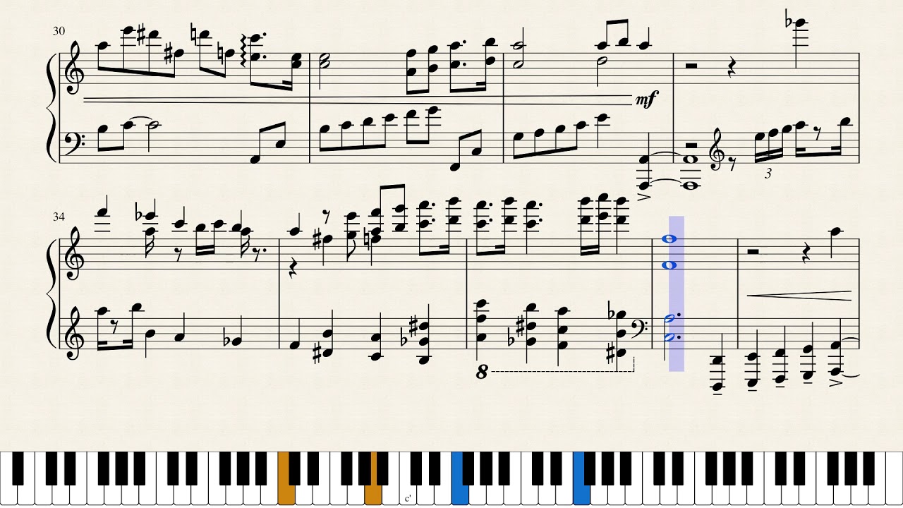 Neon Genesis Evangelion : Rei I Piano Sheet