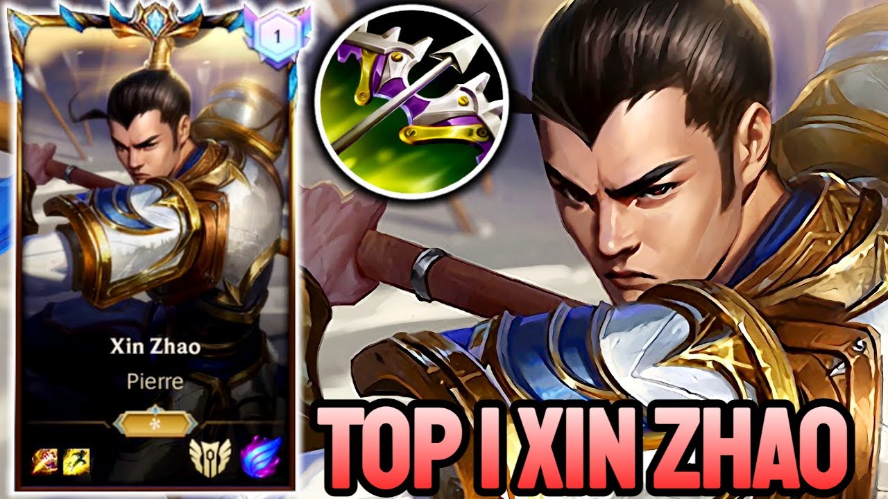 WILD RIFT XIN ZHAO - TOP 1 XIN ZHAO GAMEPLAY - CHALLENGER RANKED