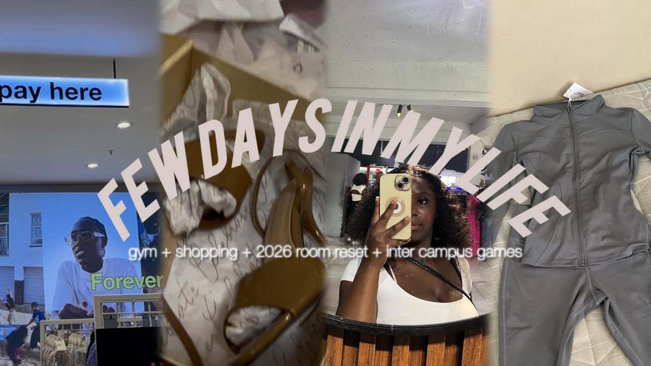 FEW DAYS IN MY LIFE VLOG : gym + shopping +2026 room reset + gift packing + intercampus games 