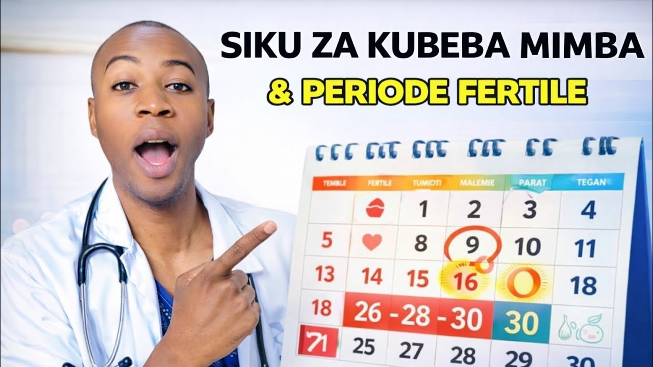 JUA HESABU SIKU ZAKO ZA MWEZI UEPUKE MIMBA ZENYE HAUPENDI...AO UJUE SIKU UNAWEZA BEBA MIMBA MBIO