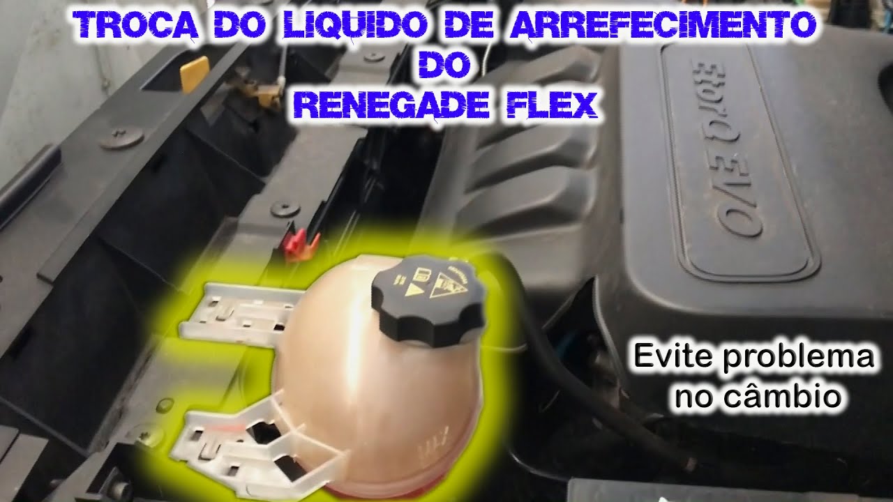 Troca do liquido de arrefecimento do Renegade 1.8