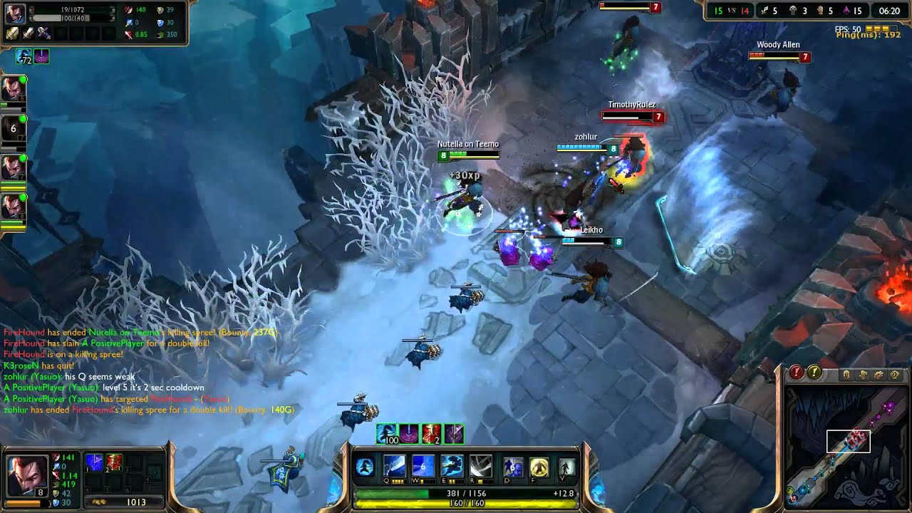 All Yasuo 5v5 All for One Mode Gameplay - League of Legends