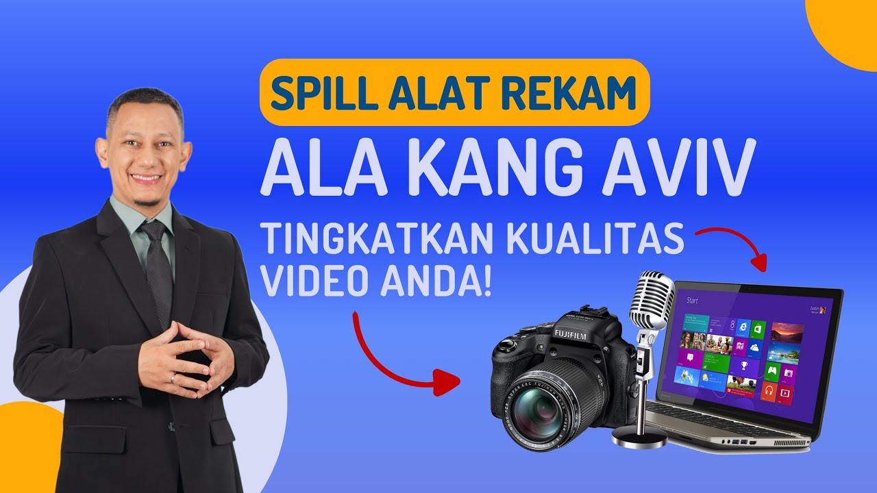 INI ALAT REKAM KURSUS ONLINE ALA KANG AVIV 👌JADIKAN KEAHLIANMU SUMBER PASSIVE INCOME! SIAP JADI PRO?