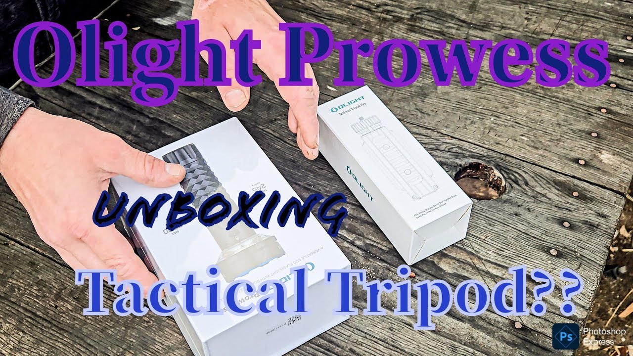 Craziest Flash Light Ever? Tactical tripod?? Olight Prowess Unboxing