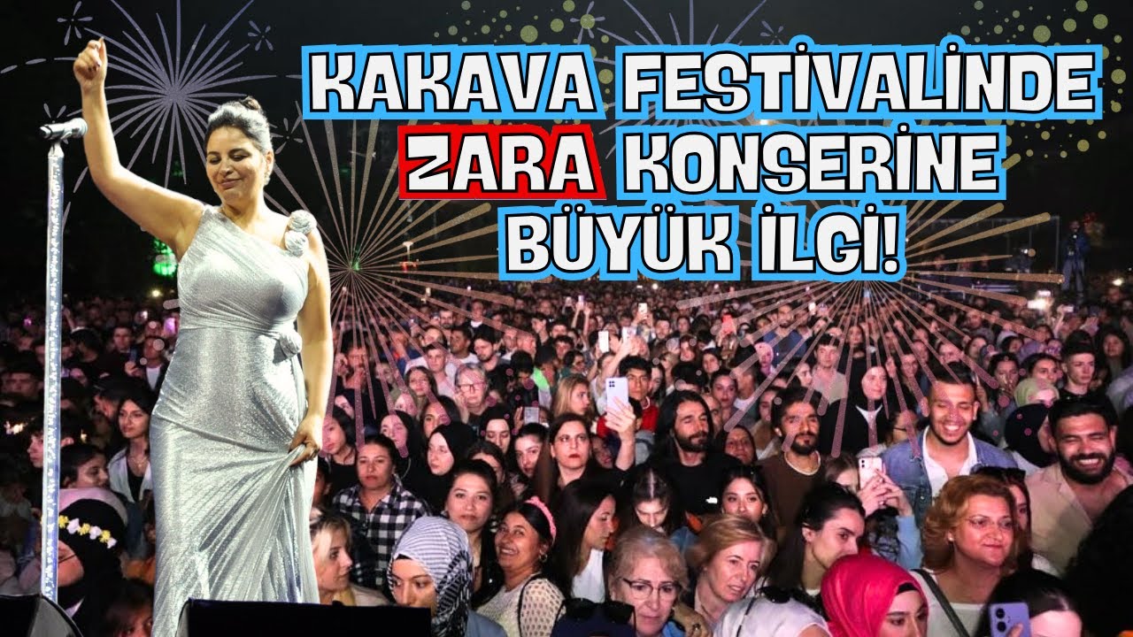 Zara Konseri Vatandaşlar Tarafından Büyük İlgi Gördü! #konser #festival