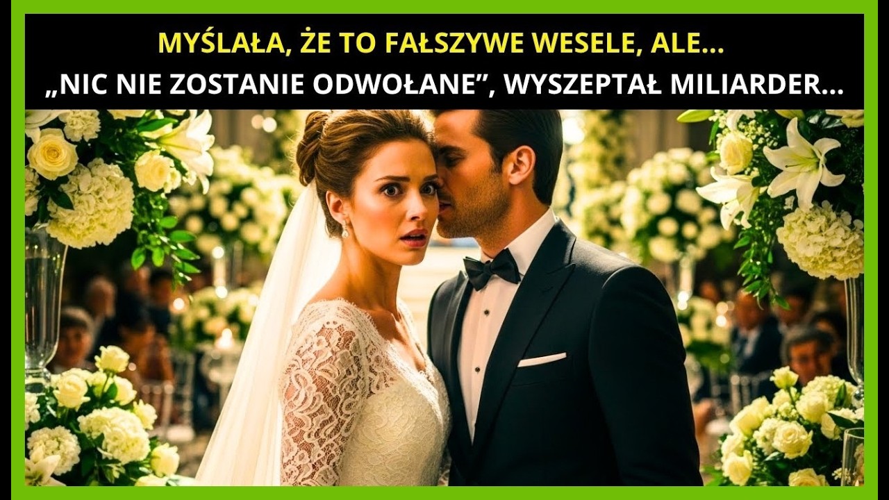 MYŚLAŁA, ŻE TO FAŁSZYWE WESELE… AŻ MILIARDER WYSZEPTAŁ ‘NIC NIE ZOSTANIE ODWOŁANE’
