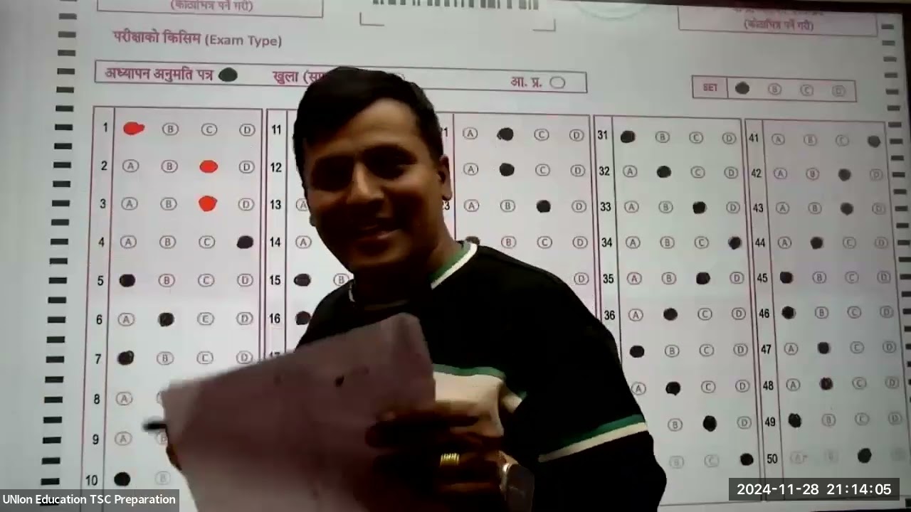 How to Fill up TSC License OMR Sheet by Ramesh Babu Bhattarai sir || 2081/08/13