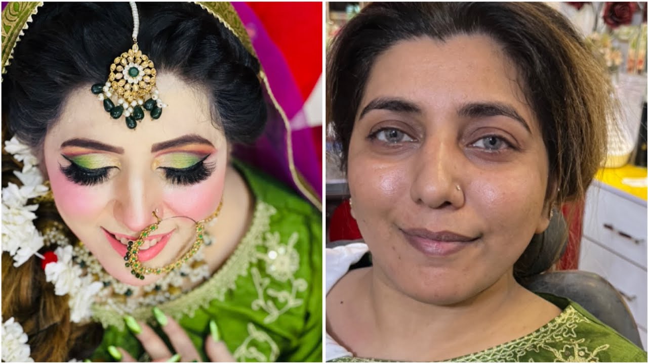 Mehndi Bridal Makeup ||Classic Salon Art By Sadaf