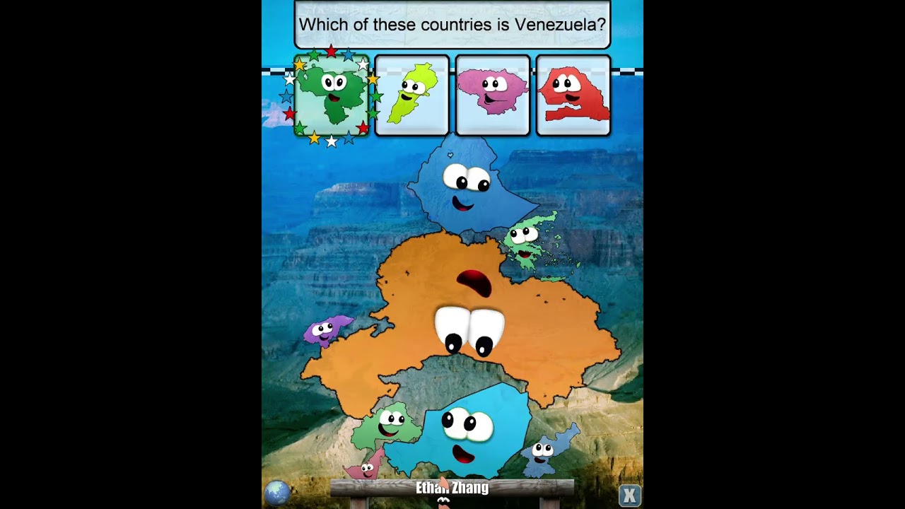 Stack the countries 36