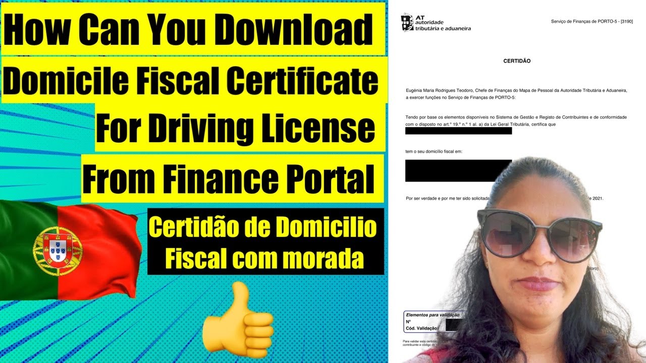 How Can You Download Certidão de Domicilio Fiscal com morada || Domicile Certificate Download Online