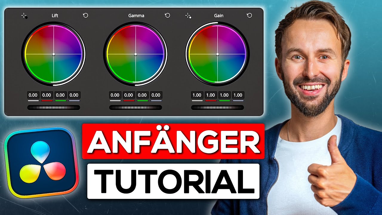 Color Grading für Anfänger 2025 | DaVinci Resolve 19 Tutorial