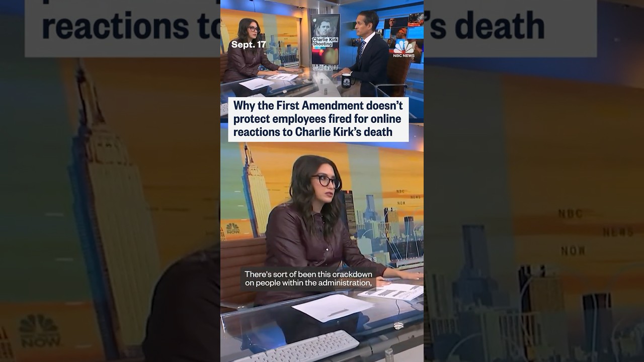 Why the First Amendment doesn't protect employees fired for online reactions to Charlie Kirk's death