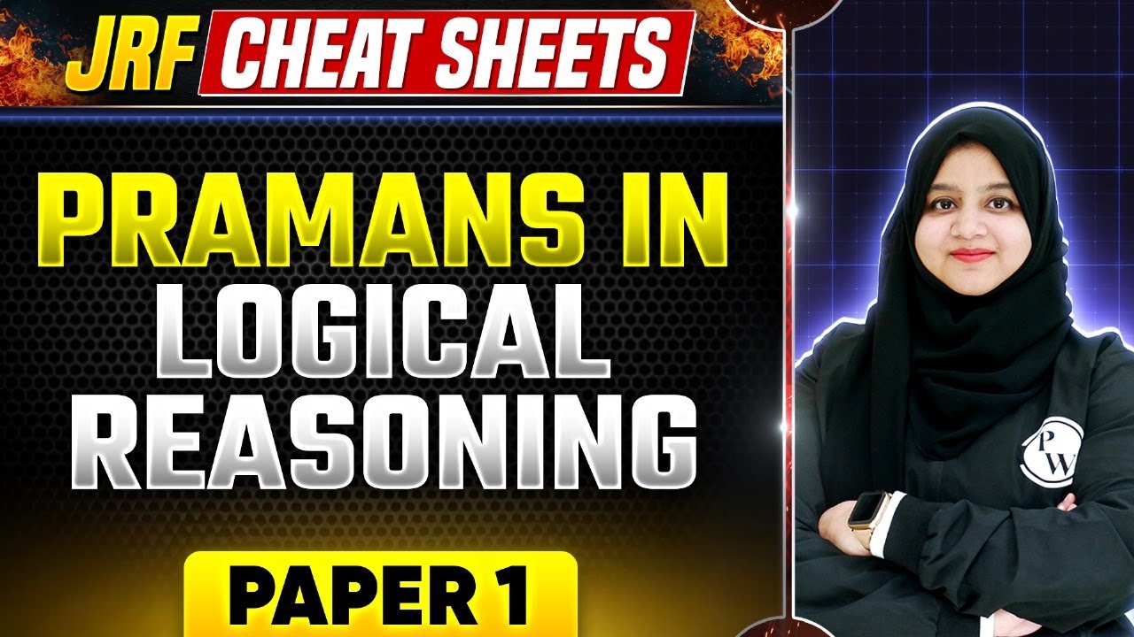 UGC NET Paper 1 : Pramans in Logical Reasoning for UGC NET Exam 2024 | UGC NET 2024 | PW