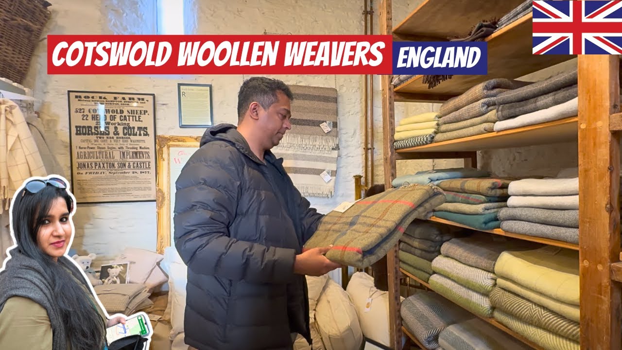 Cotswolds, England | Cotswold Woollen Weavers & Filkins Stone Company Tour | UK - Ep 3