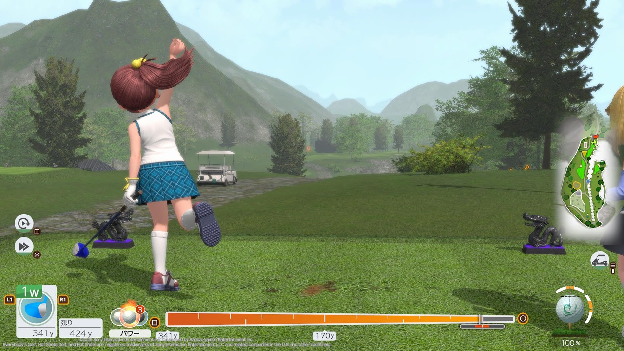 【後編】PS5版【みんなのGOLF WORLD】ユウナちゃんでプラチナランク。ブルードラゴンズタイトル戦。 ＃みんGOLワールド