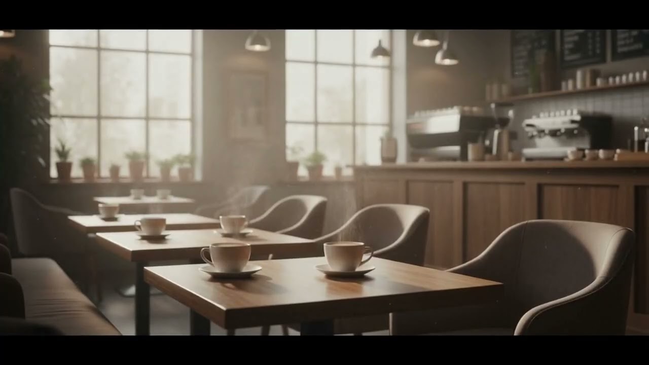 6 Hours of Calm Coffee Shop Ambience | Gentle Café Sounds