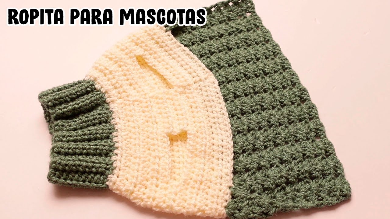 🔴hermoso!! Ropita para Mascotas Tejida a Crochet | Ropa para PERROS y GATOS‼