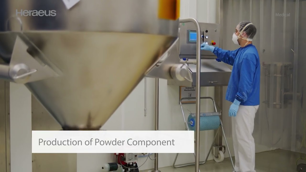 Heraeus Medical - How is PALACOS&reg; bone cement produced?