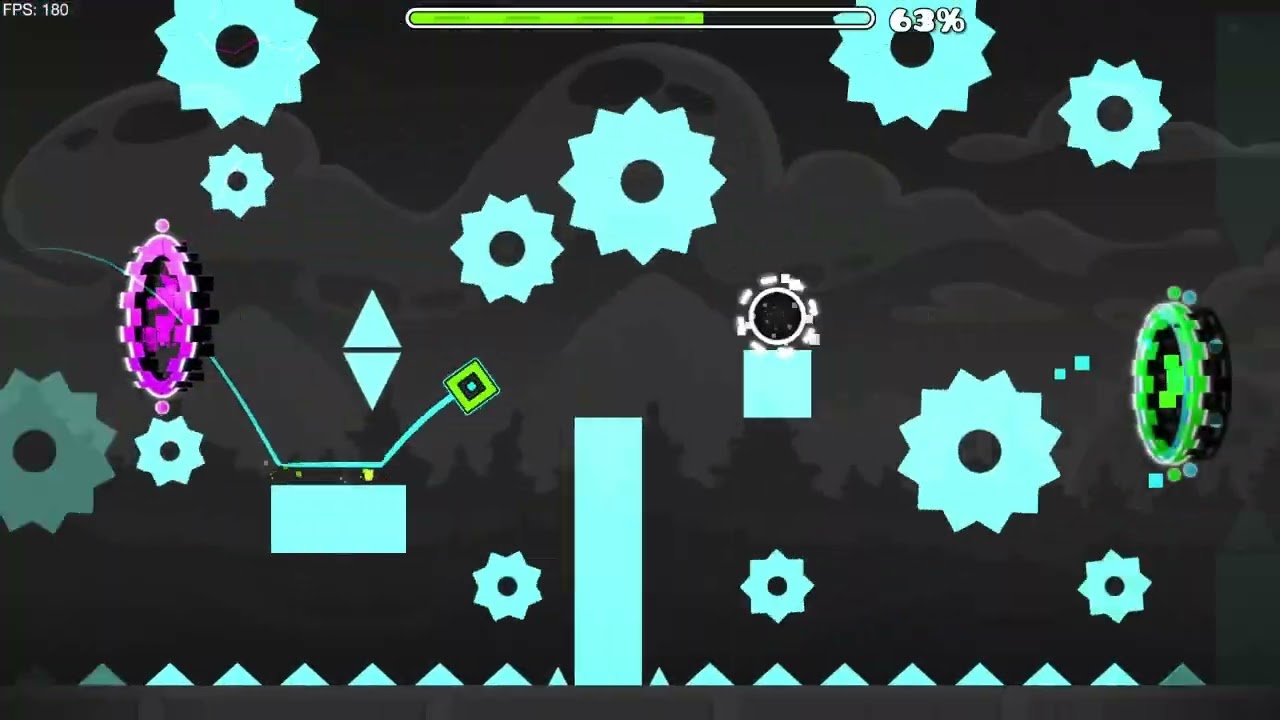 [Geometry Dash] 3인 레이아웃 합작맵! 