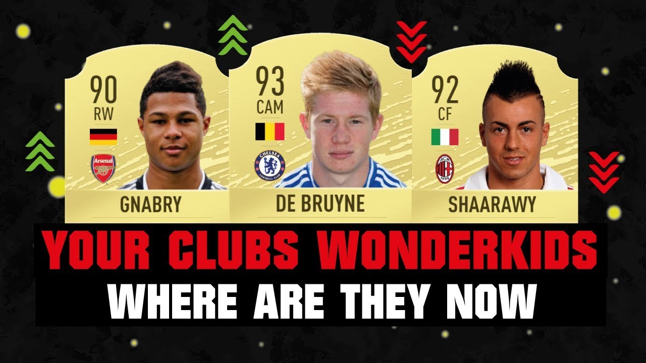 YOUR CLUBS BIGGEST WONDERKIDS IN FIFA 13 WHERE ARE THEY NOW 😱🔥| FT. DE BRUYNE, GNABRY, SHAA... etc
