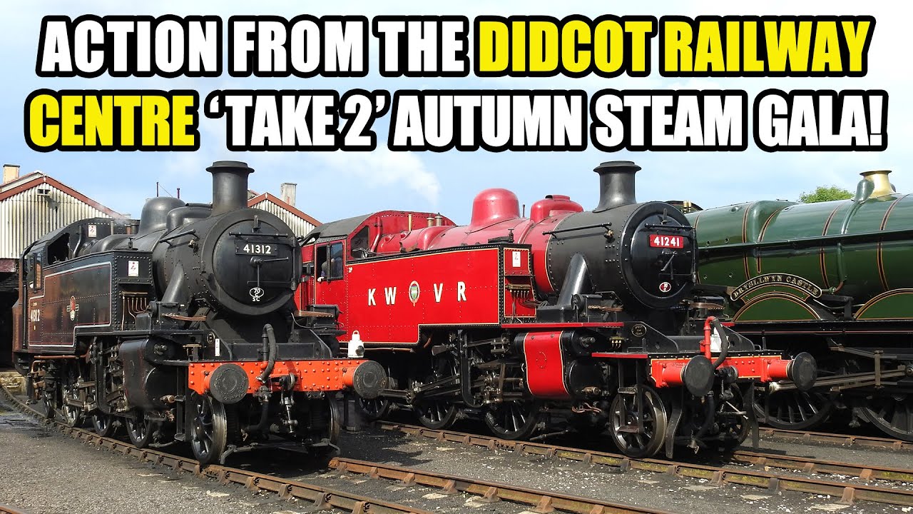 IVATT TANKS 41241 + 41321 in action at the DIDCOT RAILWAY AUTUMN STEAM GALA! | Mickey Mouse MAGIC!
