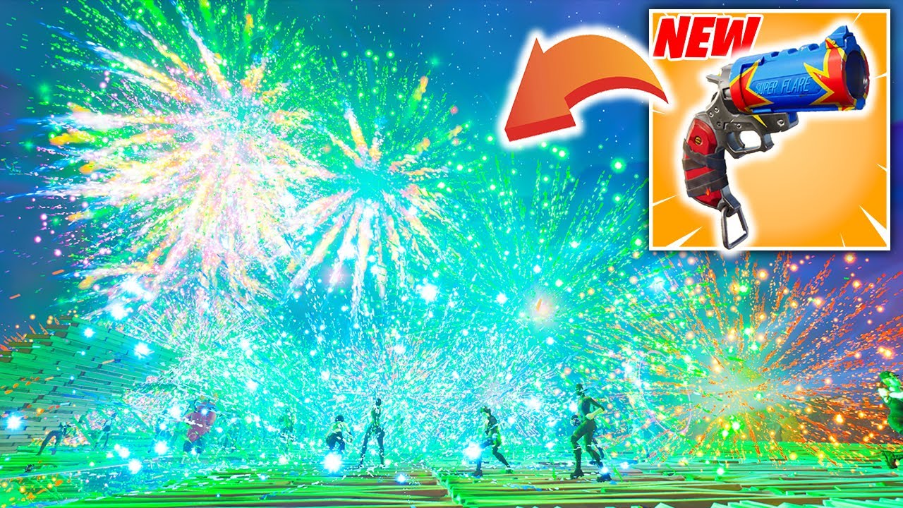 【新武器】ファイアワークフレアガンの「間違った使い方」した結果...ww【フォートナイト/Fortnite】