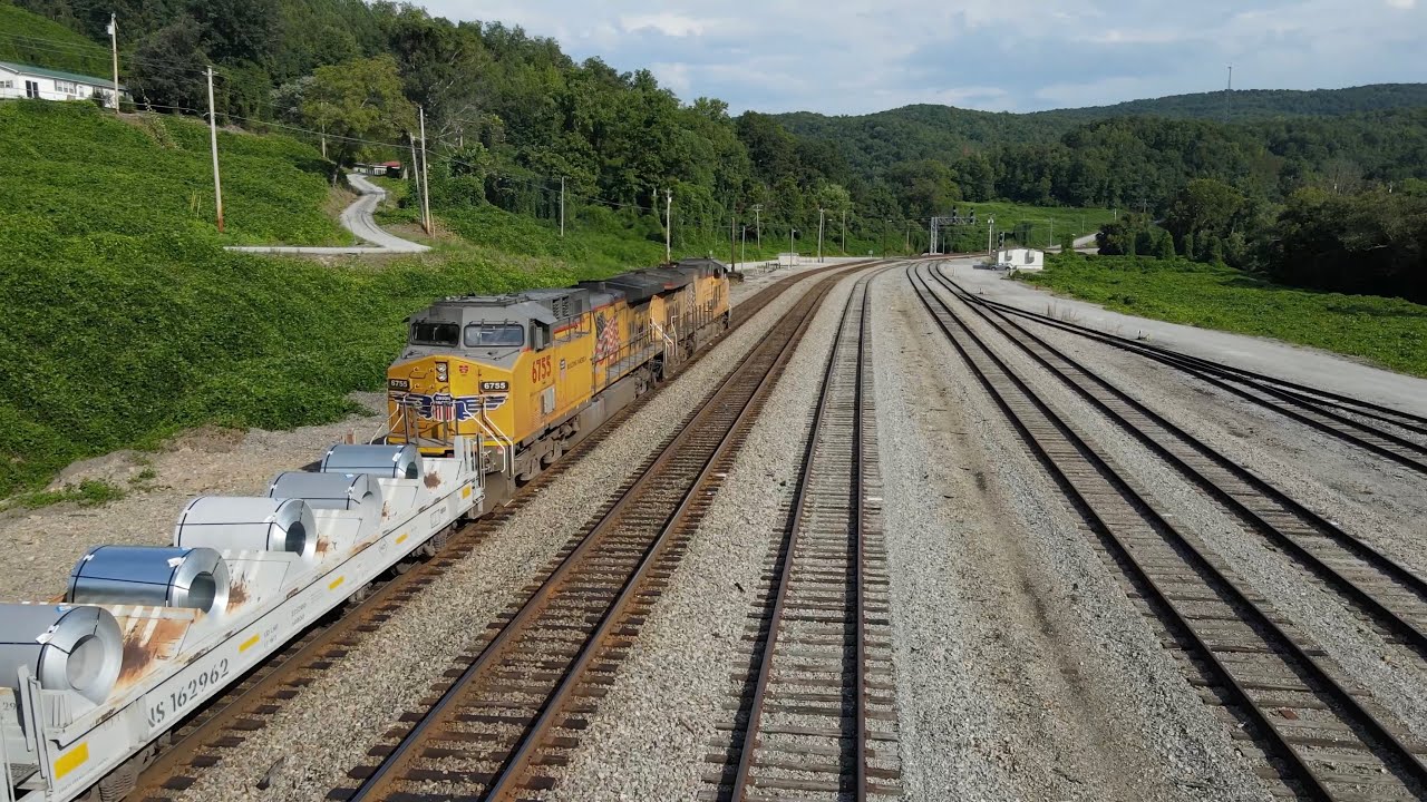 Union Pacific Power on Norfolk Southern's Rathole | Oakdale, TN