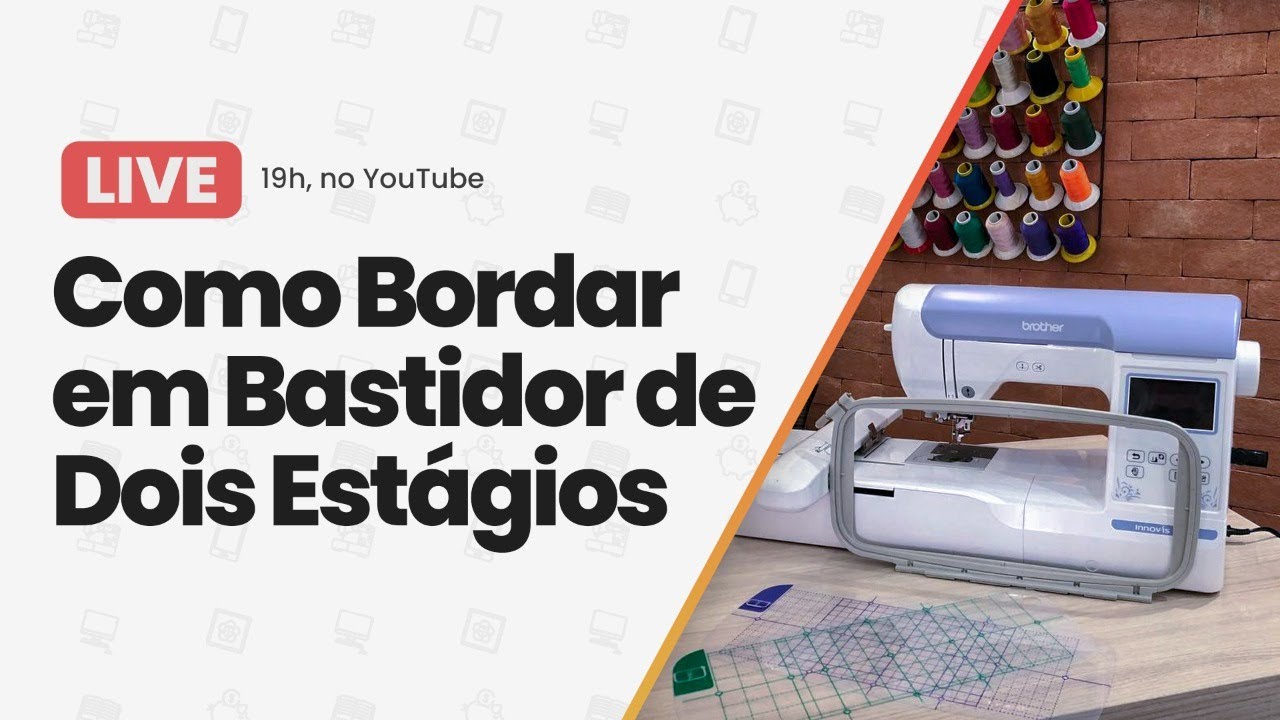 Como Usar Bastidor de Dois Estágios || Comunidade Free Hand Bordados