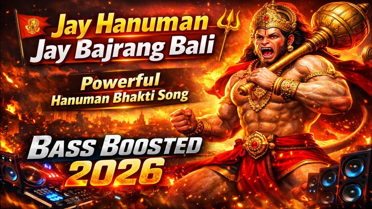 Jay Hanuman Jay Bajrang Bali DJ Remix 🔱 | Powerful Hanuman Bhakti Song | Bass Boosted 2026