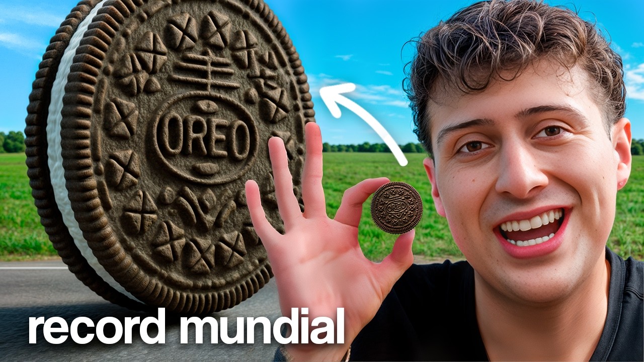 HICE LA OREO MAS GRANDE DEL MUNDO 😱