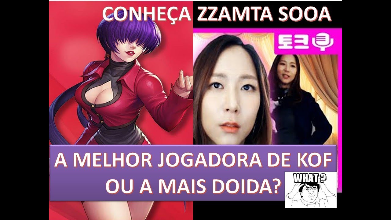 OLHA O QUE ELA FAZ  JOGANDO KOF - S&Eacute;RIO ISSO KKKK ?