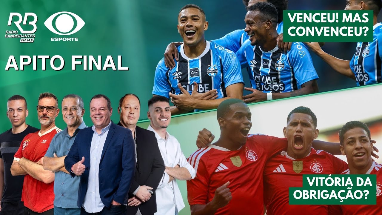 GRÊMIO VENCEU, MAS NÃO CONVENCEU! | INTER LEVA VITÓRIA DA OBRIGAÇÃO! | Apito Final (09/02/26)