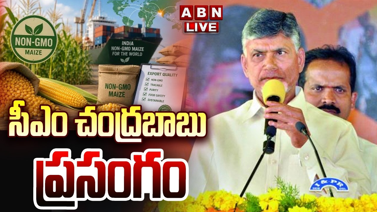 🔴LIVE : సీఎం చంద్రబాబు ప్రసంగం | CM Chandrababu Speech | ABN Telugu