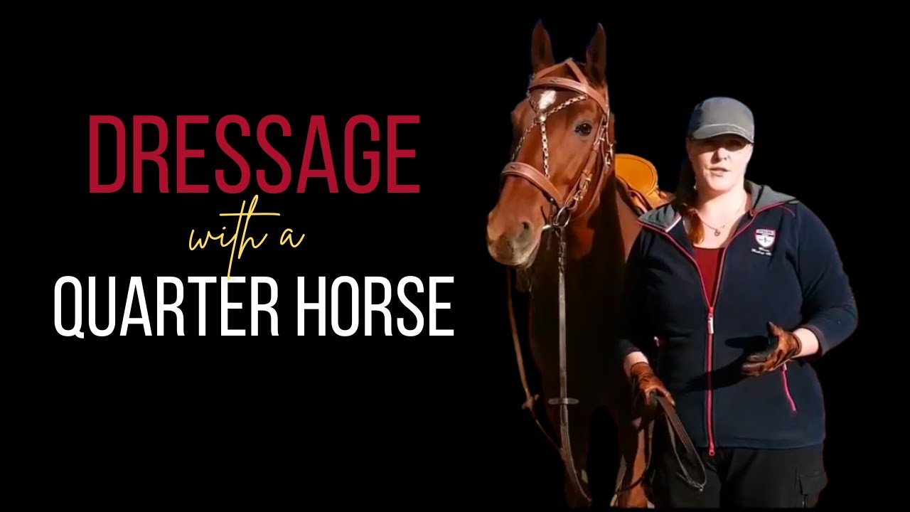 Eva from Germany learned online how to ride dressage