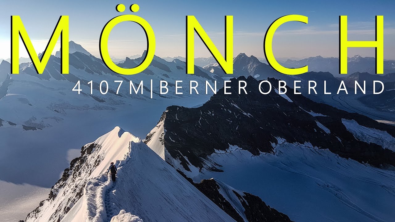 Mönch Besteigung - 4107m | Perfekter Solo 4000er mit schmalem Gipfelgrat | Berner Oberland