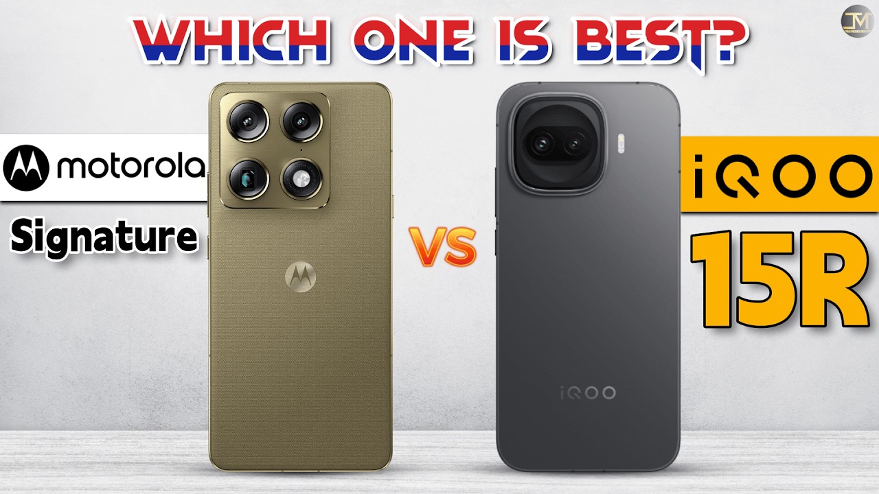iQOO 15R vs MOTOROLA Signature : Which One is Best❓🤔