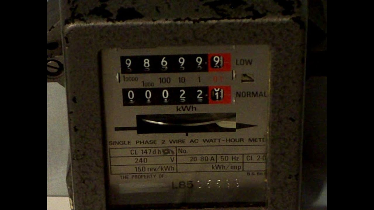 Electricity meter : Meter on-phantom gets whizzed-up FAST !