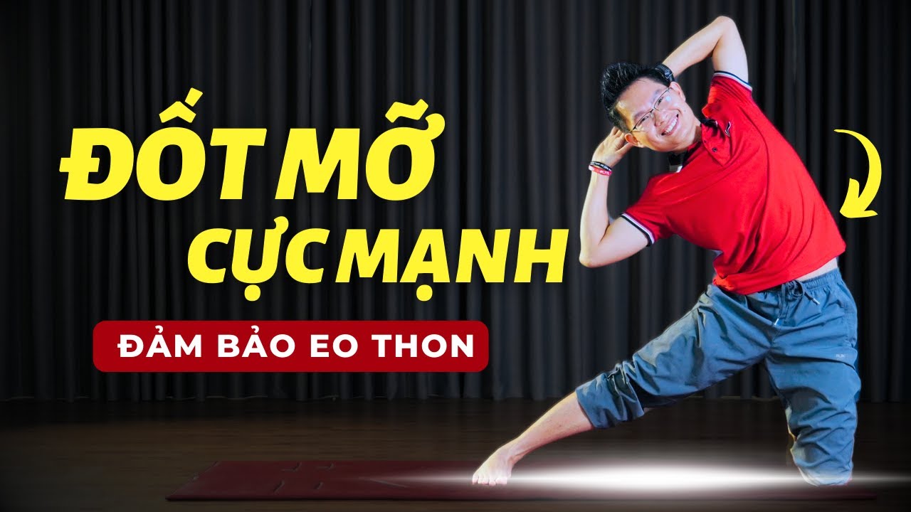 Yoga Giảm Mỡ Bụng Tại Nhà (30 Phút, Đốt Mỡ Cực Nhanh) | Kim Ba Yoga