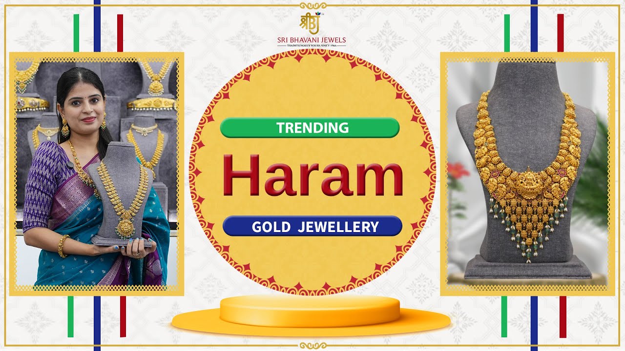 Beautiful Harams Collection | Sri Bhavani Jewels
