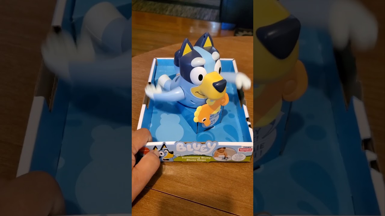 ASMR! LET'S PLAY! BLUEY BATH TOYS! #amazing #bluey #toys #new #asmr #short #viral #trending