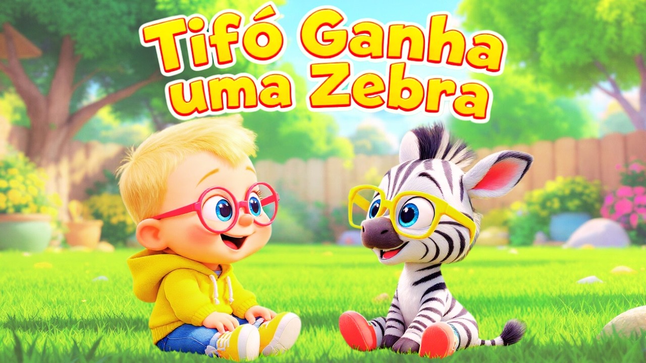 🦓 Tifó Ganha uma Zebra – Música Infantil para Bebês e Crianças 0 3 anos  Canção Divertida 🎵✨