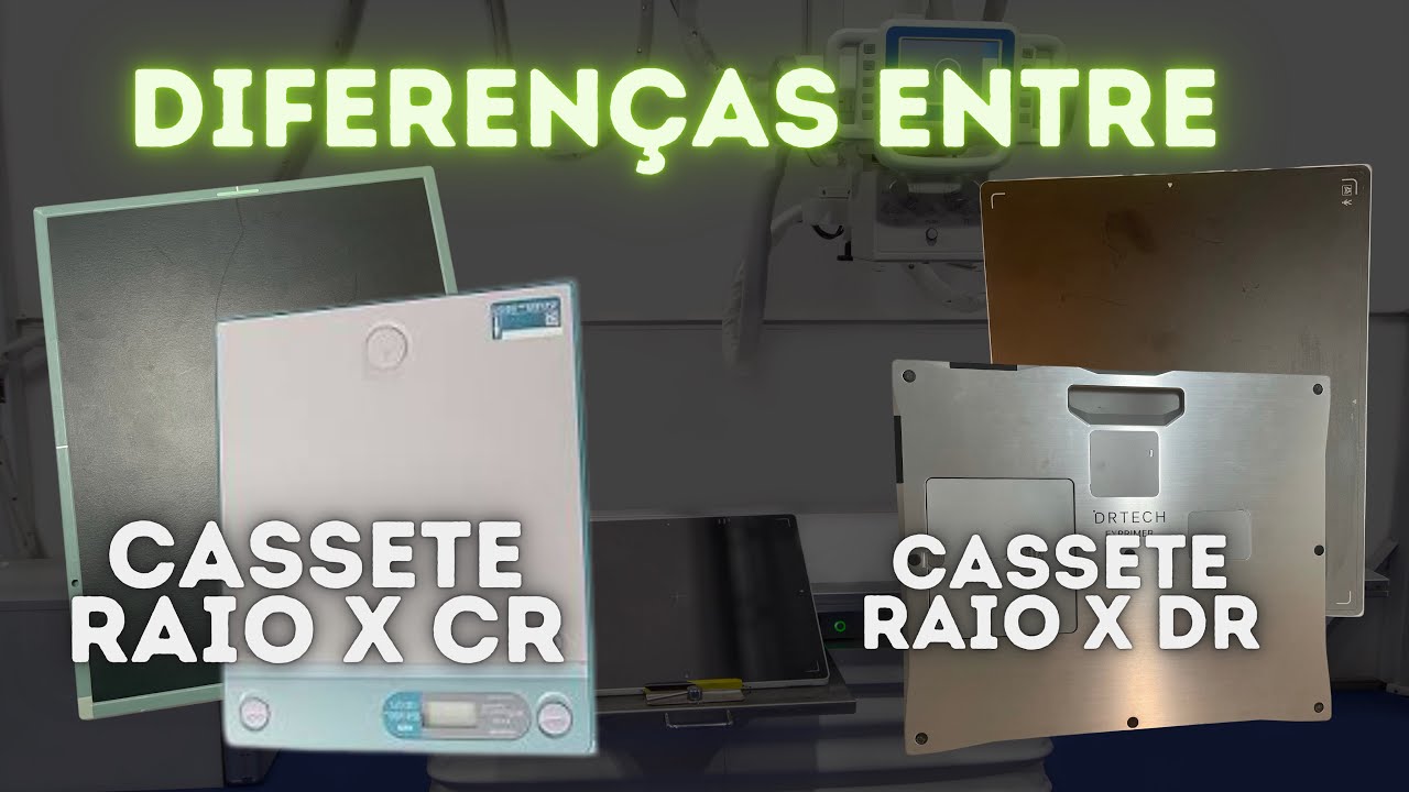 Diferença entre Chassis sistema DR comparado ao CR.    #radiologia