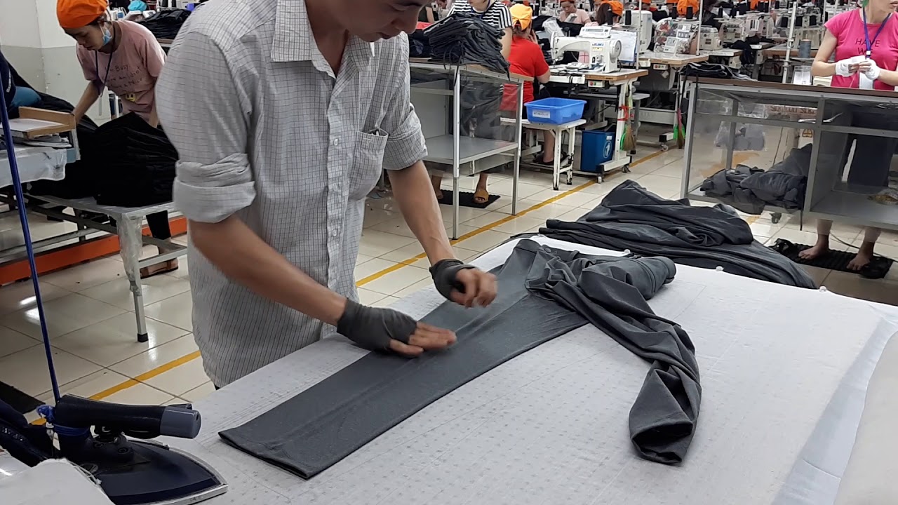 Cách là quần âu đơn giản.